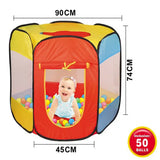 Play Tent With 7cm 50 balls 2yrs+