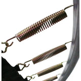 Funjump 10 Ft Blue Trampoline With Outside Short Pole Safety Net & Ladder