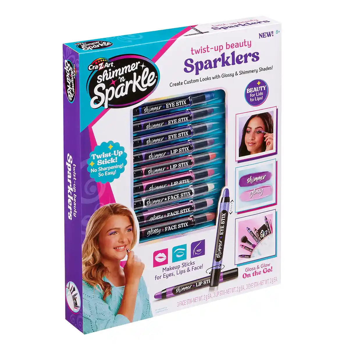 Shimmer n Sparkle Twist up Beauty Sparklers