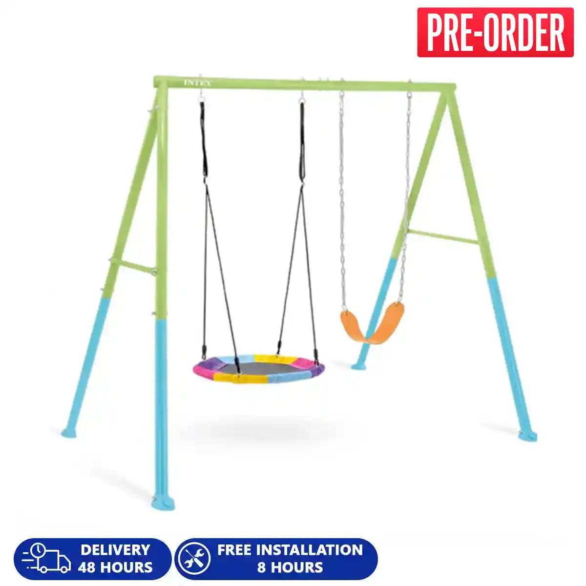 Intex Saucer And Swing 2-Feature Set, Age 3-10