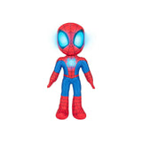 SPIDEY N FRIENDS FEAT PLUSH GLOW WEB B/O