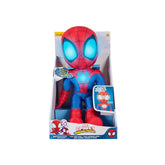 SPIDEY N FRIENDS FEAT PLUSH GLOW WEB B/O