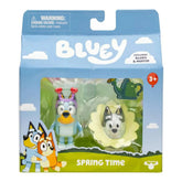 Bluey Spring Time Figure 2-Pack Bluey & Muffin