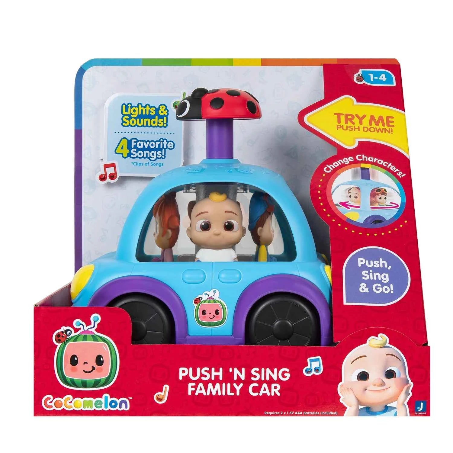 COCOMELON VEHICLE PUSH N SING BO