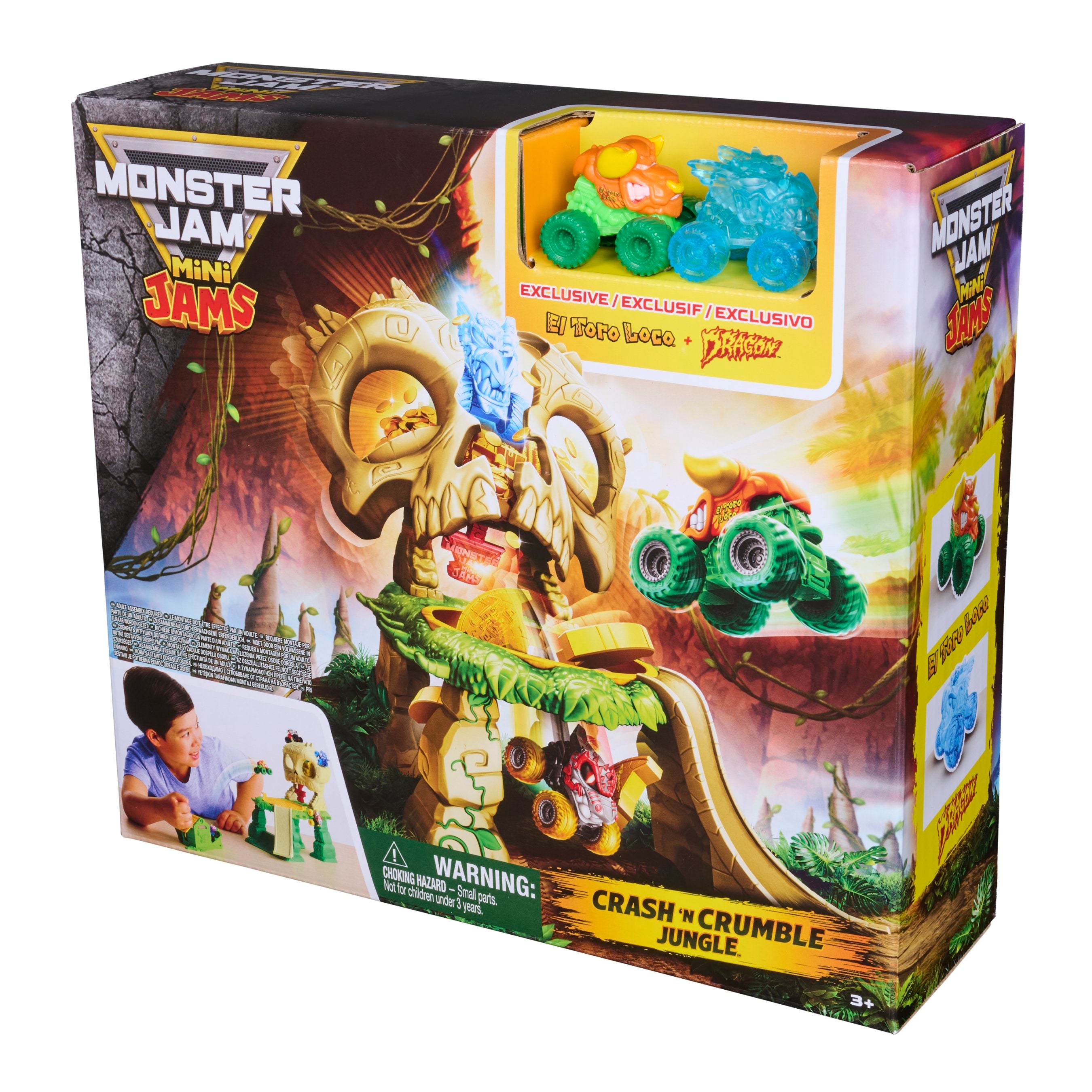Monster Jam MiniJamsCrashNCrumbleJnglPst - Kiddy Zone