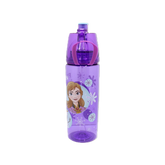Frozen Transparent Water Bottle 600 Ml With Spray Water