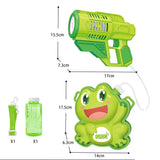 FROG BACKPACK BUBBLE GUN 3YRS+
