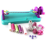 2 IN 1 BRAIDING SET BRACELET MAKER 6YRS+ - Kiddy Zone