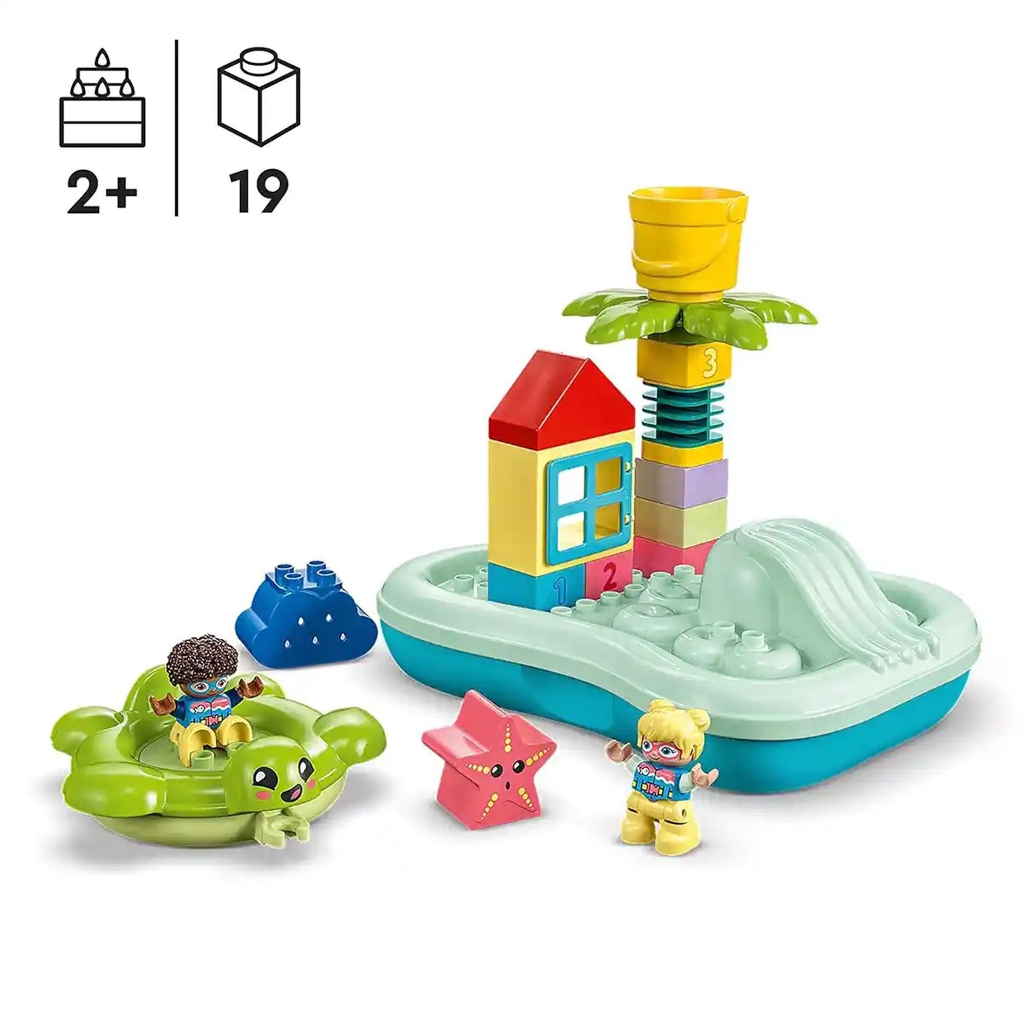 LEGOî DUPLOî Town Water Park 10989 Building Toy Set (19 Pieces) - Kiddy Zone