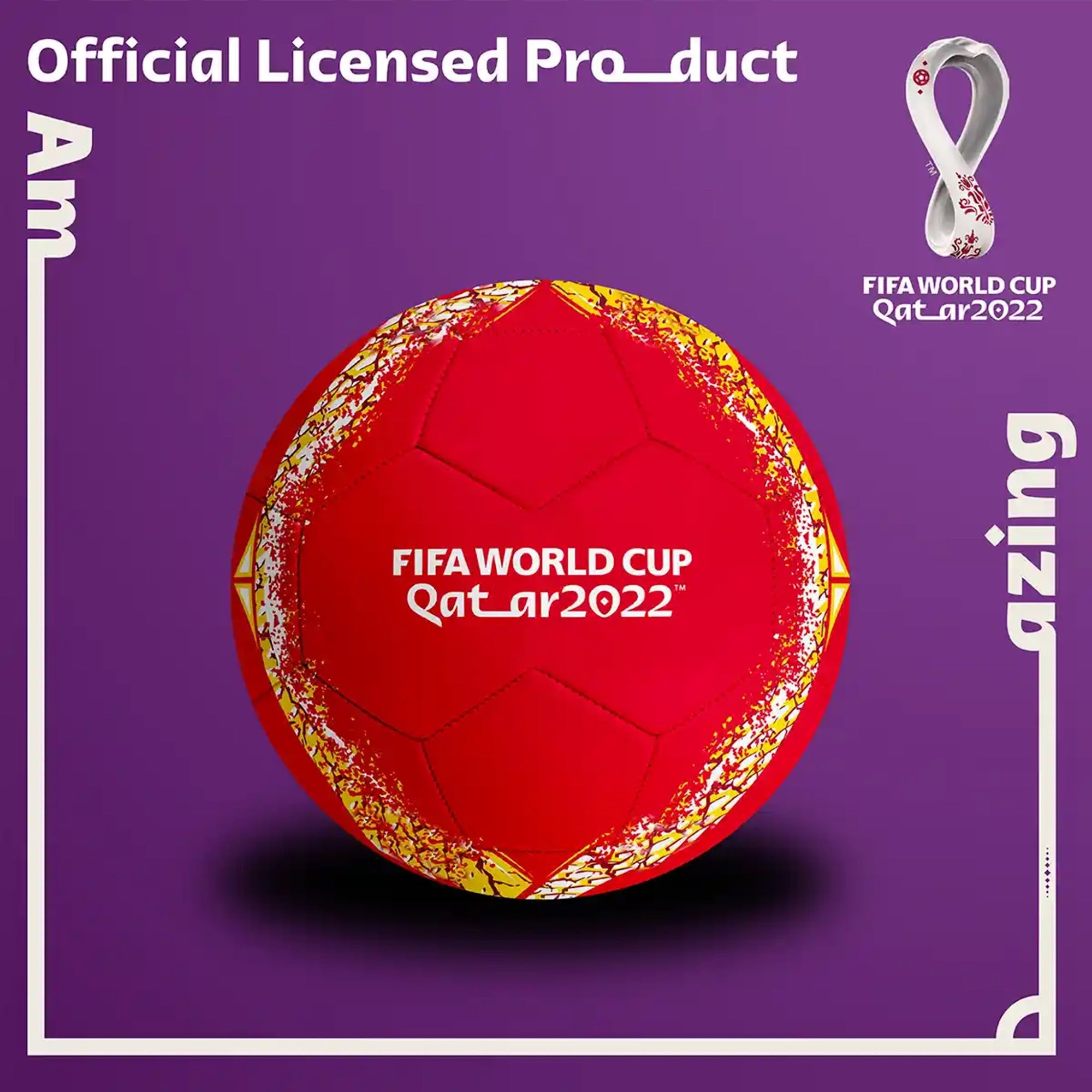 FOOTBALL GOAL COLLECTION SIZE 5- GN RED