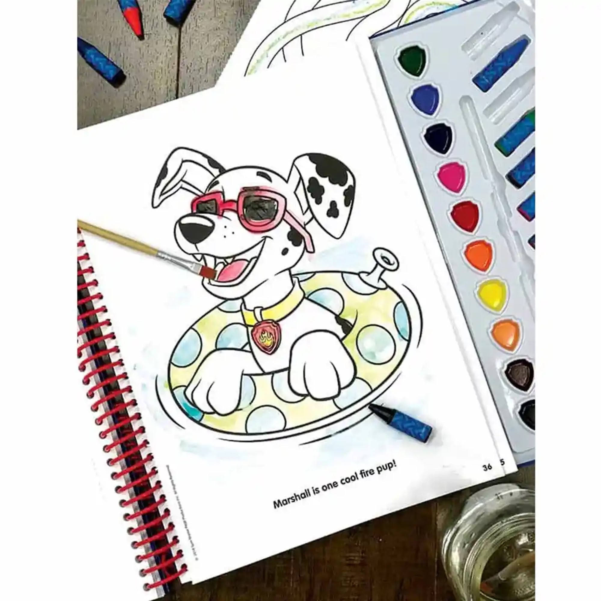 DISNEY PAW PATROL (w/TS4) DELUXE POSTER PAINT & COLOR - Kiddy Zone
