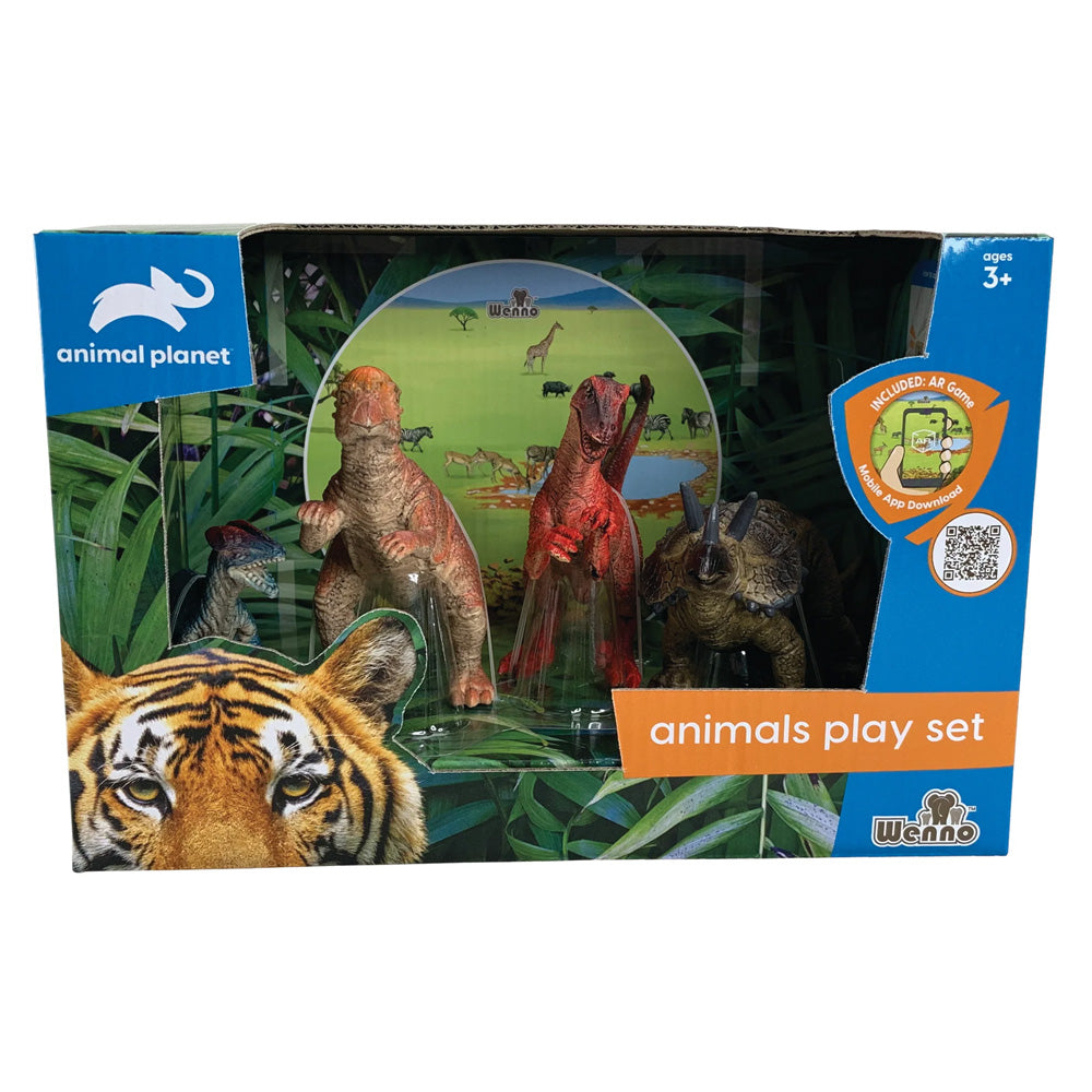 4 pcs Dinosaur open touch box - Kiddy Zone