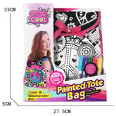 DIY PAINTED WATERCOLOR BACKPACK (5-COLOR WASHABLE FOUNTAIN PEN)6YRS+ - Kiddy Zone
