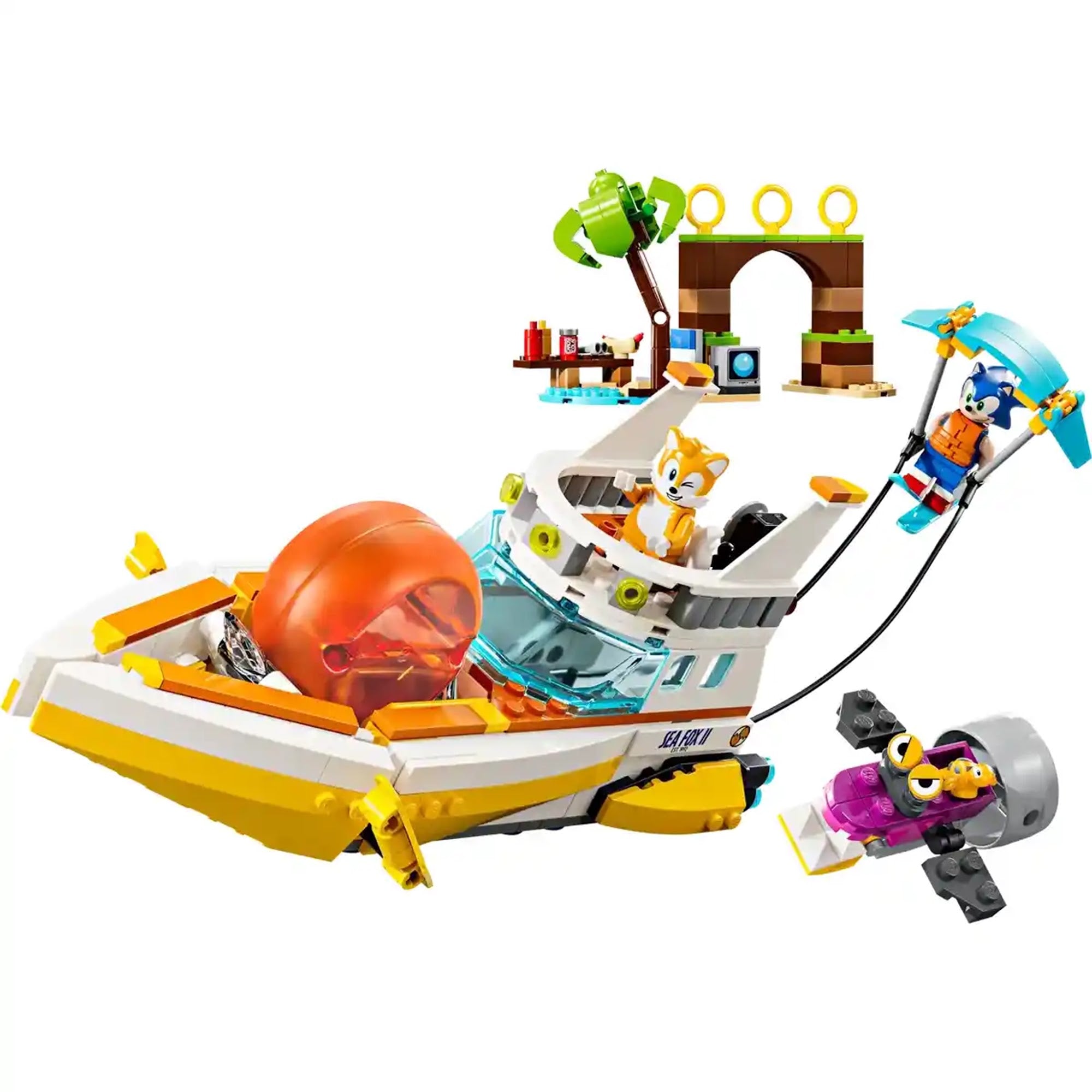 LEGOî Sonic the Hedgehog⢠Tailsâ Adventure Boat Toy 76997 - Kiddy Zone