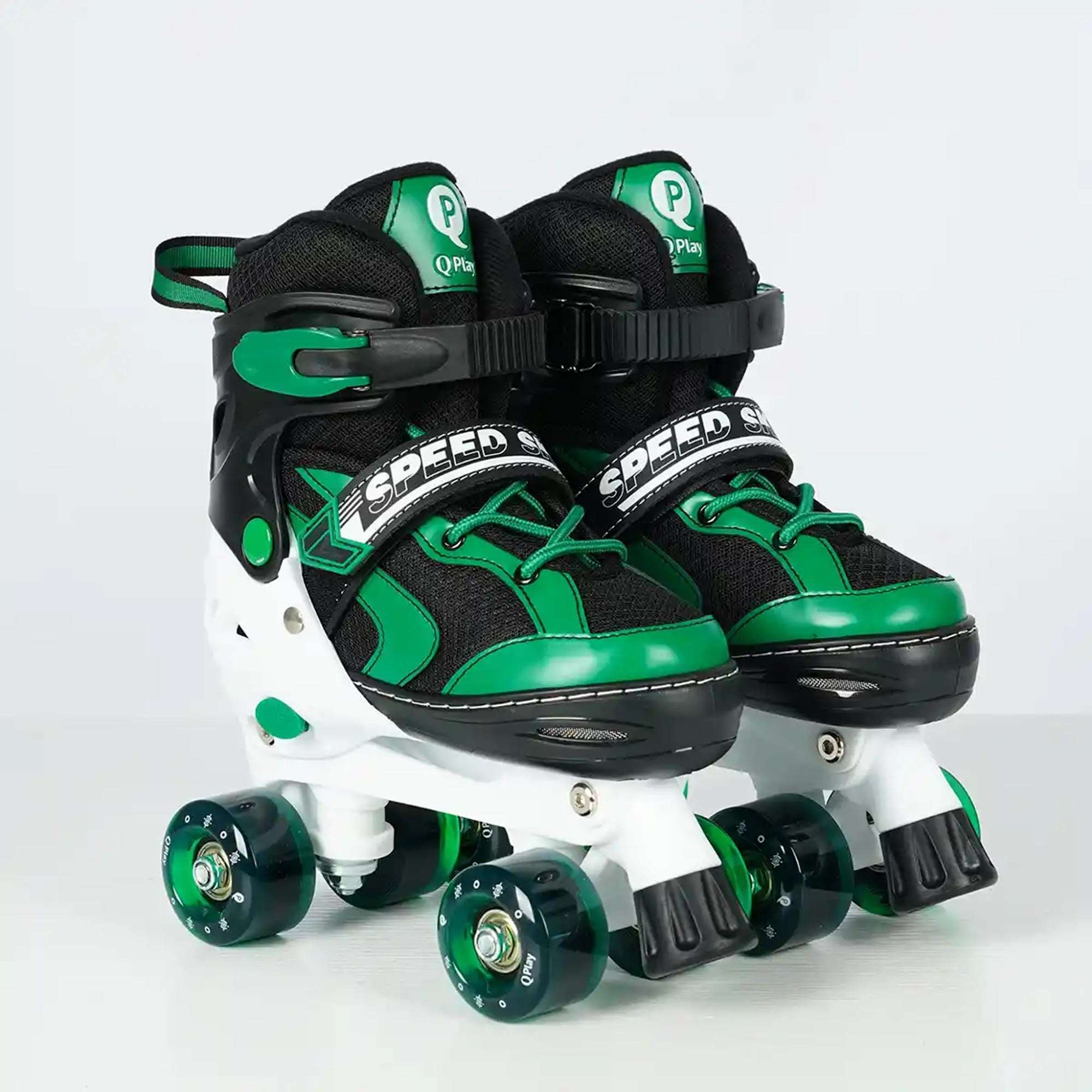 QPLAY INLINE 2in1 Skates (S) green