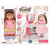 Tutu baby 14-inch Little Princess Doll pink w/ Dresser & acc - Kiddy Zone