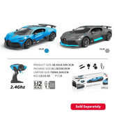 1:12 4-CH 2.4GHz BUGATTI RC CAR with battery 6YRS+ - Kiddy Zone