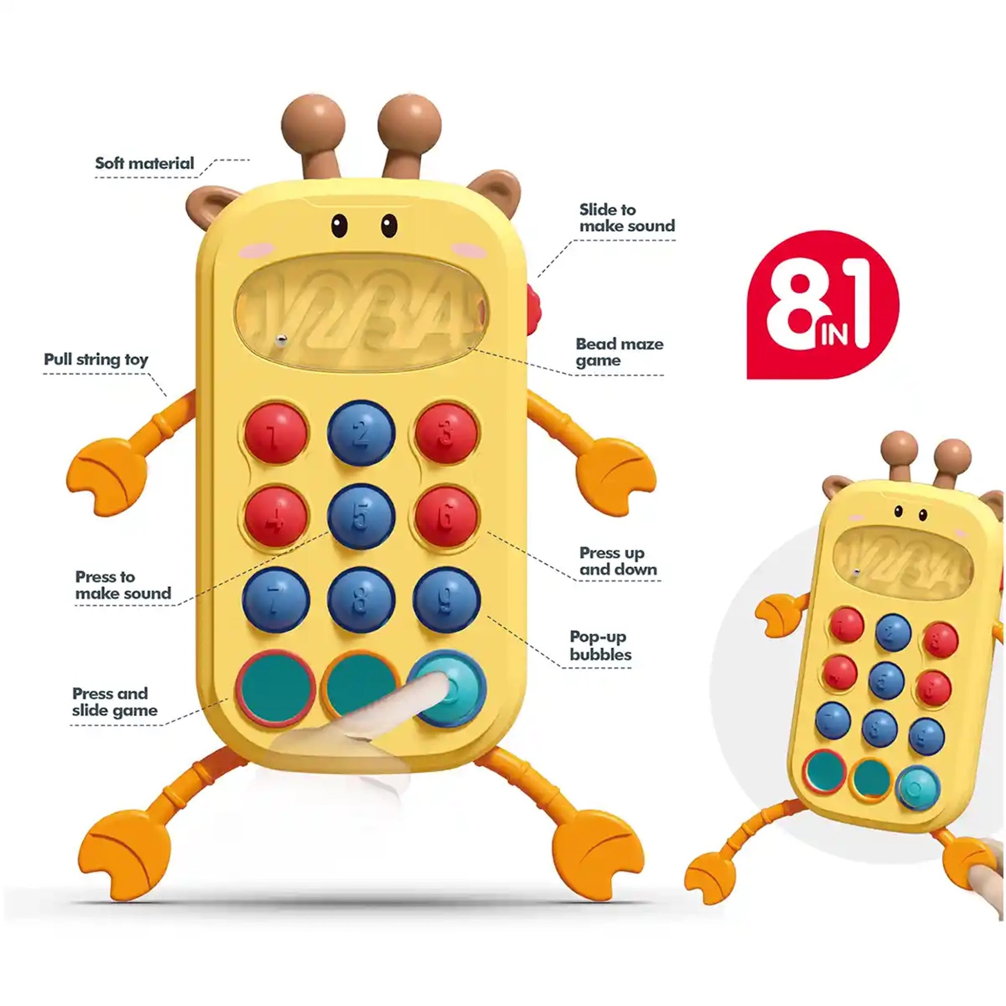GIRAFFE MOBILE PHONE LALALALE 18M+ - Kiddy Zone