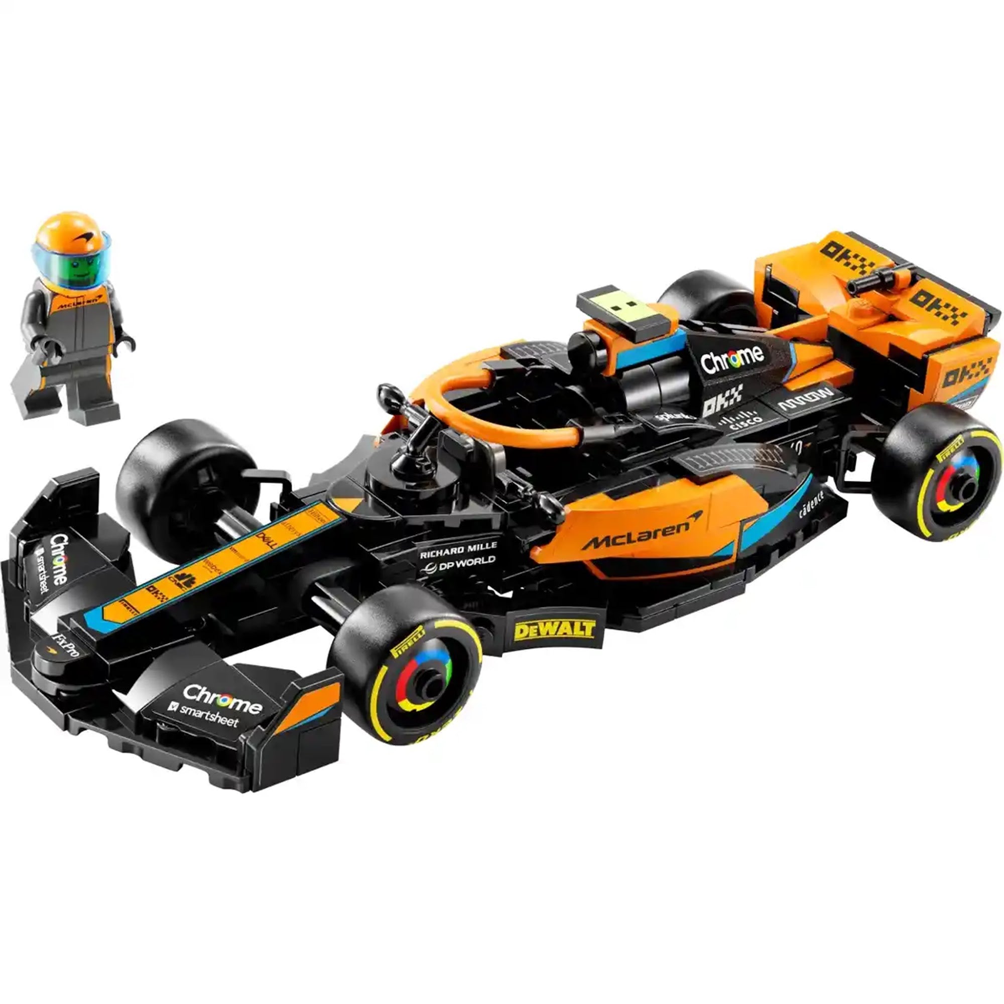 LEGOî Speed Champions 2023 McLaren Formula 1 Race Car 76919