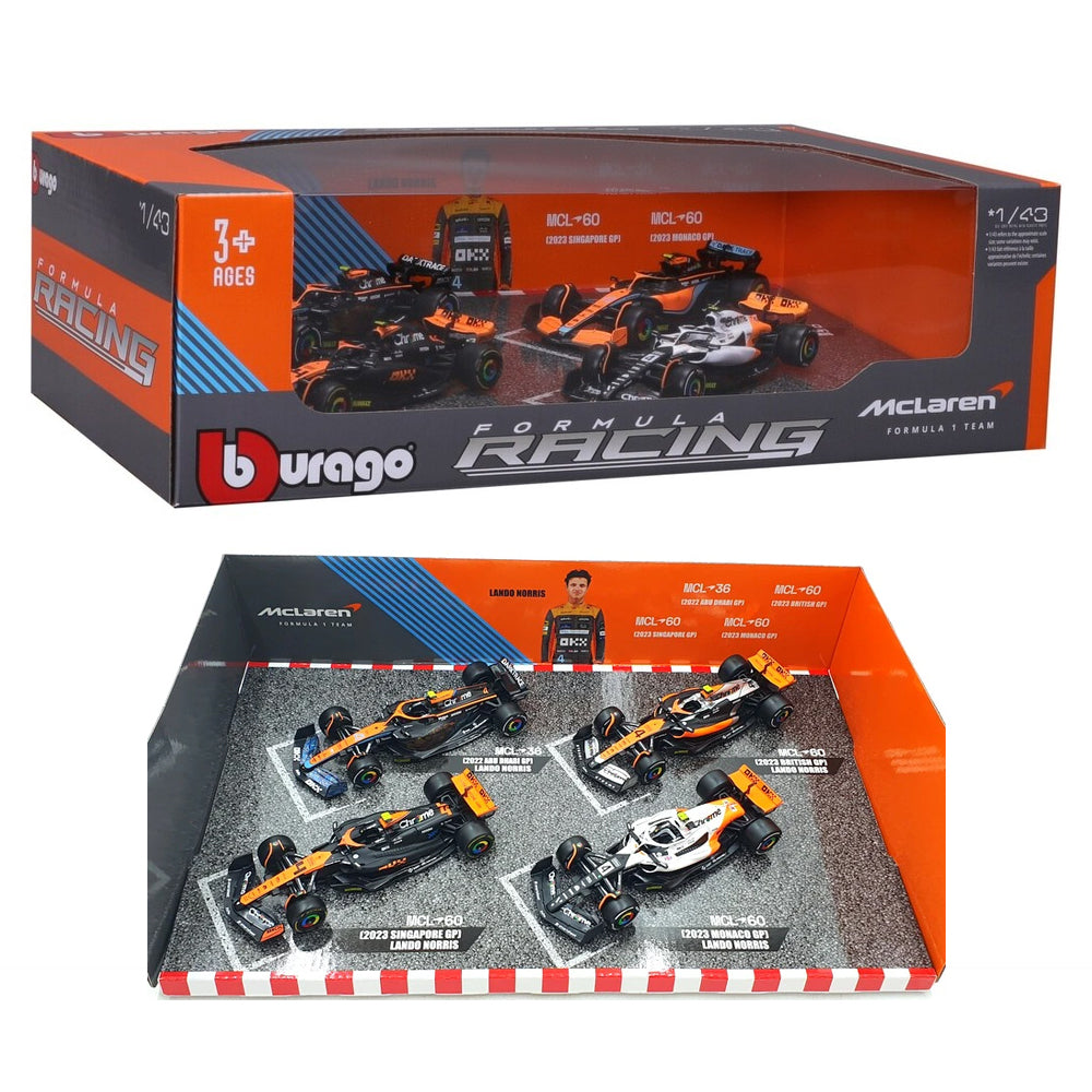 1:43 McLaren Team 4-Pk. - Kiddy Zone