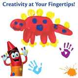 Crayola 3 8-Oz. Washable Fingerpaint Bold Colors - Kiddy Zone