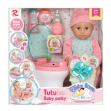 Tutu Baby Potty 14 inch Doll w/ acc, pink
