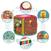 Magic Box 6 in 1 Electric Magic Puzzle Box Set Music Hand Drum Activity Cube For 3YRS+
