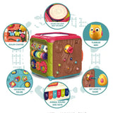 Magic Box 6 in 1 Electric Magic Puzzle Box Set Music Hand Drum Activity Cube For 3YRS+