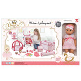 Tutu Baby 18-in-1 Doll Playset w/ Lovely Dress &Accessories - Kiddy Zone