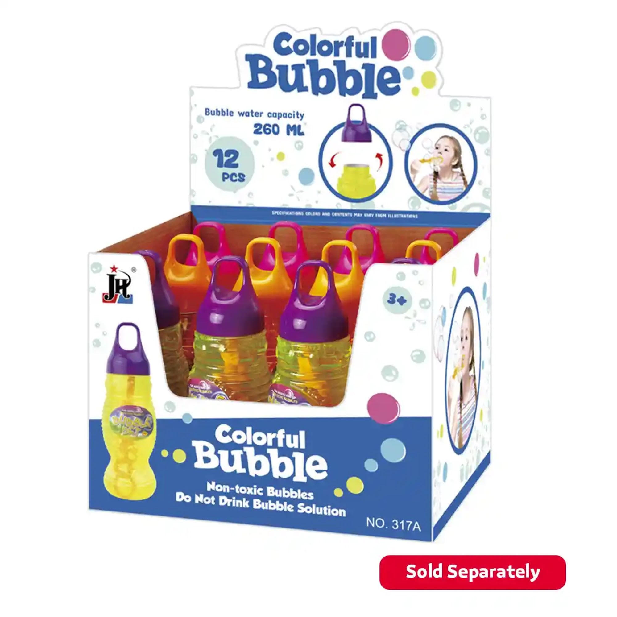 COLORFUL BUBBLE 260ml 3+ - Kiddy Zone