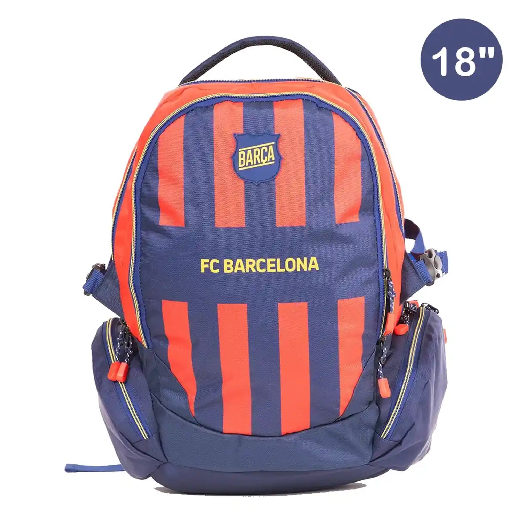 Backpack 3 Main Compartments and 2 Side Zippered Pockets 18" - Kiddy Zone