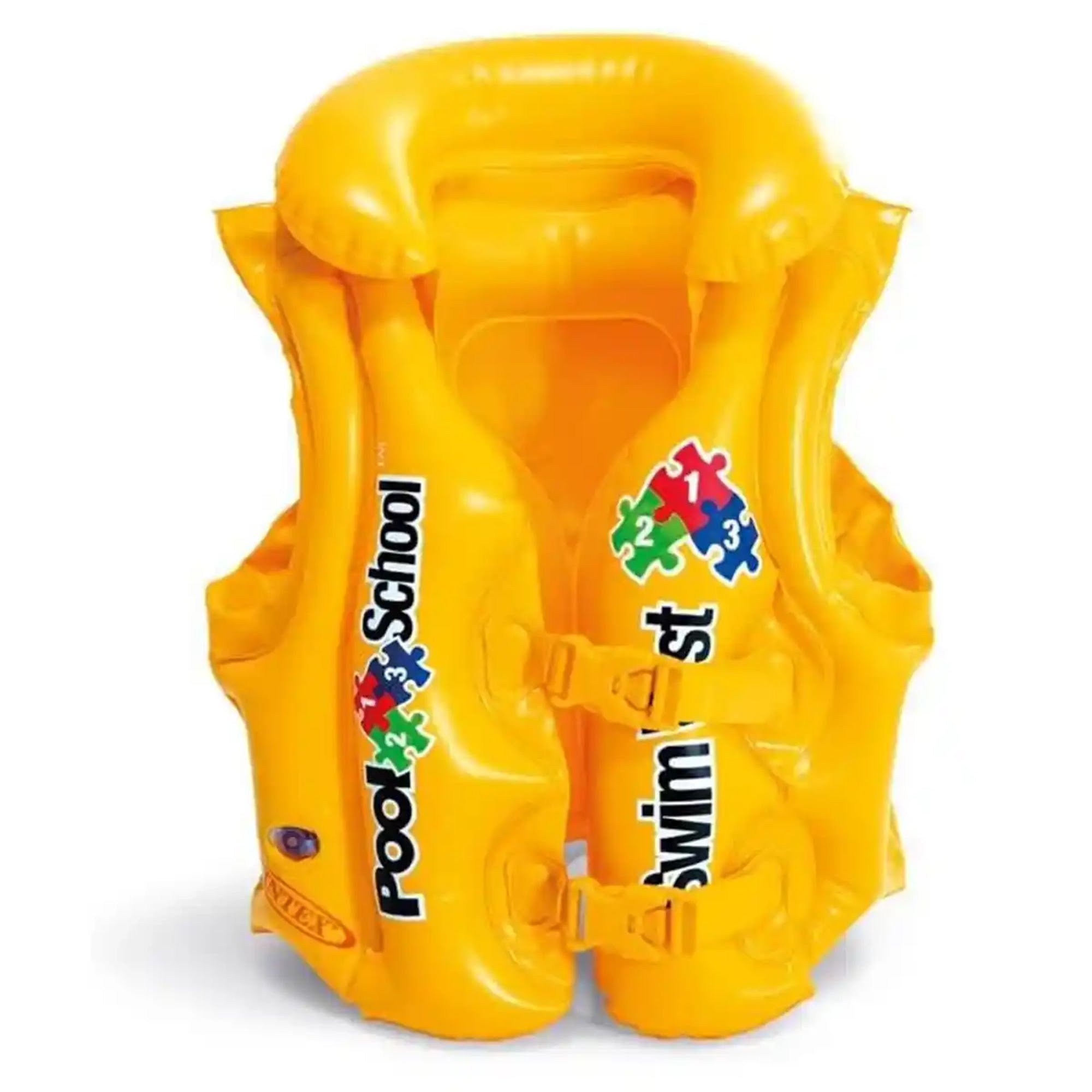 INTEX DELUXE SWIM VEST POOL SCHOOL⢠STEP 2, W/ COLLAR, AGES 3-6, PEG BOX - Kiddy Zone