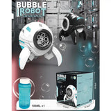 B/O ROBOT BUBBLE MACHINE - Kiddy Zone