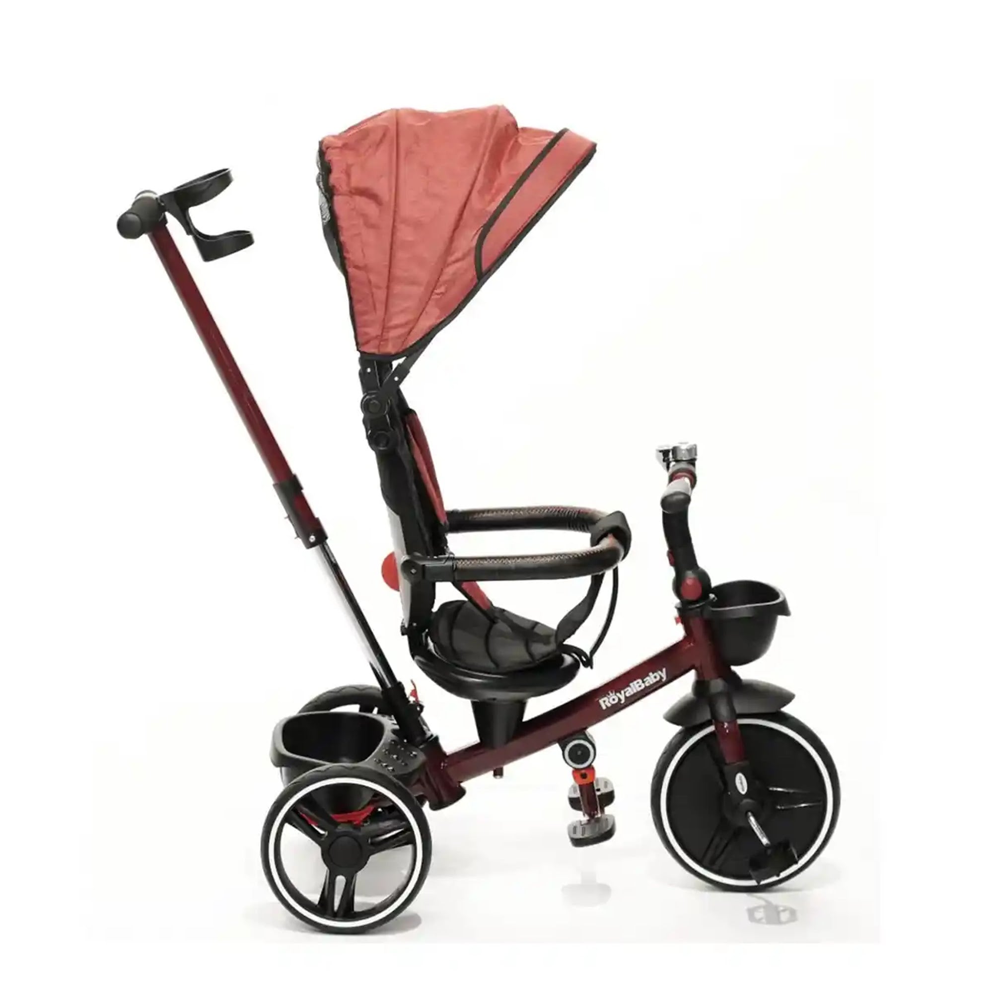 HLF-8018 PREMIUM FOLDING TRICYCLE RED - Kiddy Zone