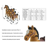 BROWN HORSE TOBYS PONYCYCLE