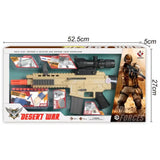 Desert War Gun with Sound, light, vibration - Kiddy Zone