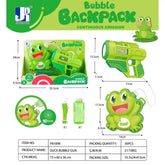 FROG BACKPACK BUBBLE GUN 3YRS+ - Kiddy Zone