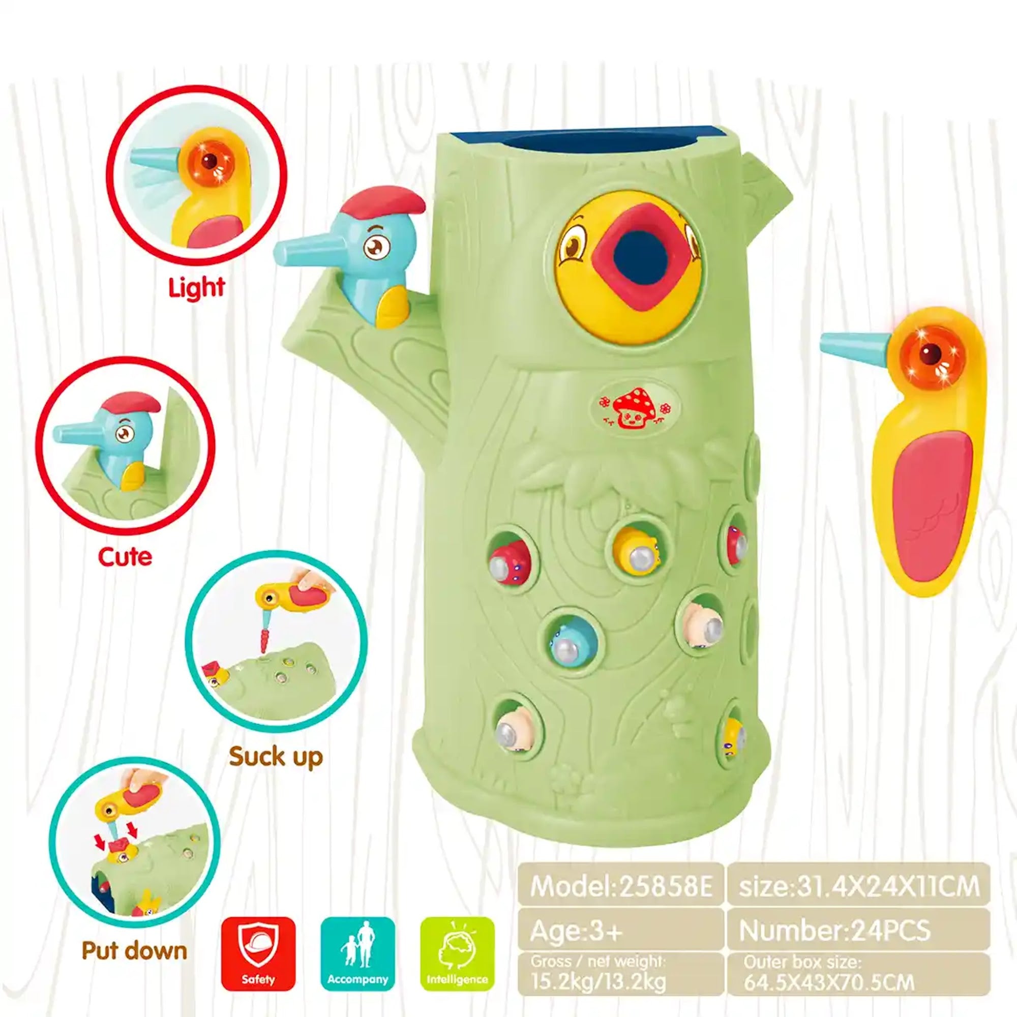 WOODPECKER CATCHING BUGS 3YRS+