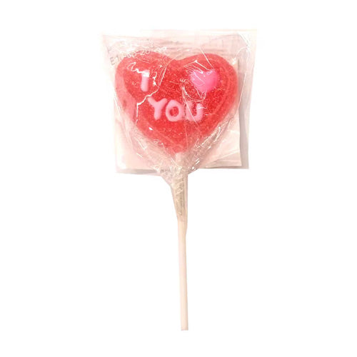 HEART JELLY LOLLIPOP 23G - Kiddy Zone