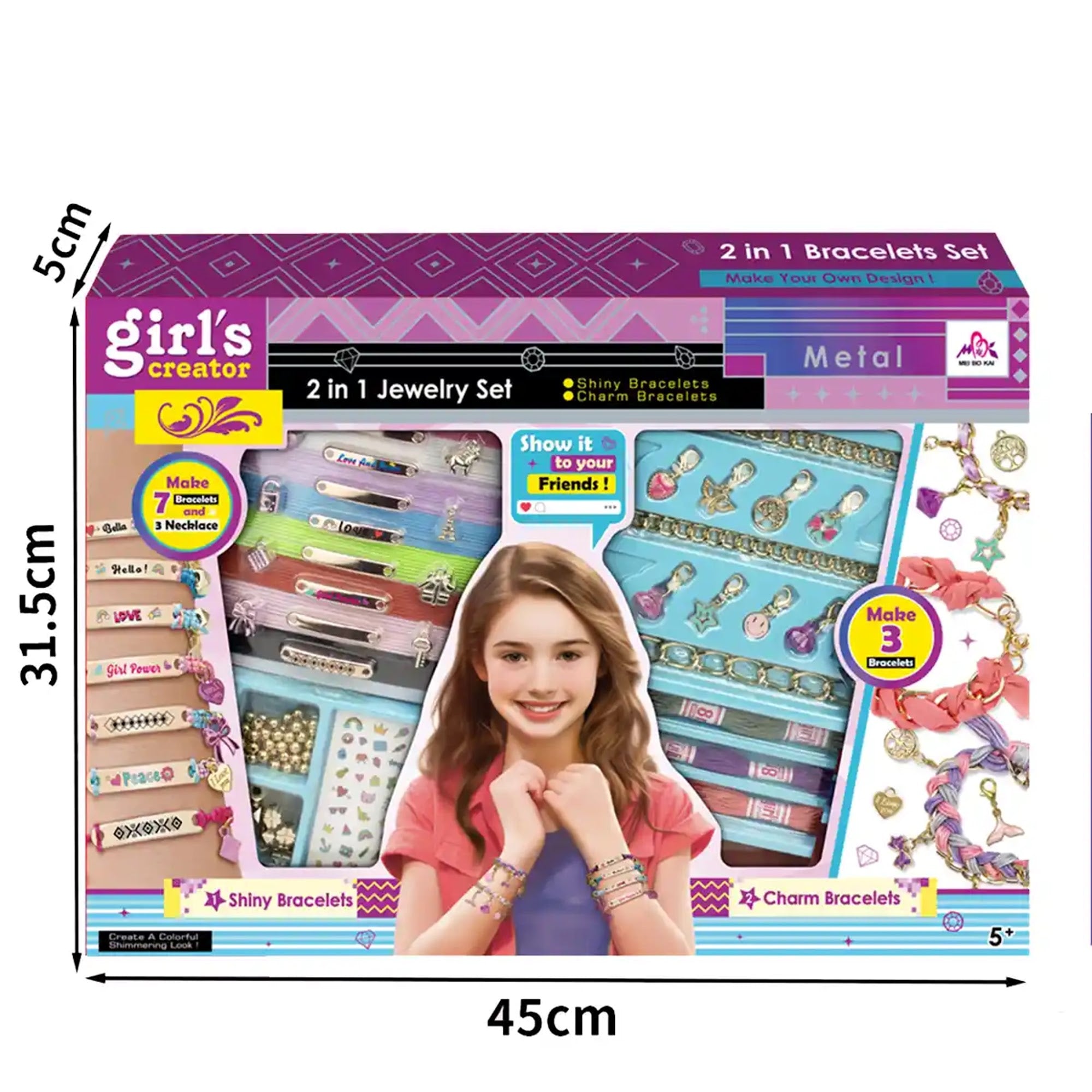 BRACELET SIGN 2-IN-1 SET 5YRS+ - Kiddy Zone