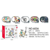 BIBI-INN MULTIFUNCTIONAL 6 in 1 ACTIVITY WALKER GREY For 6M+ - Kiddy Zone