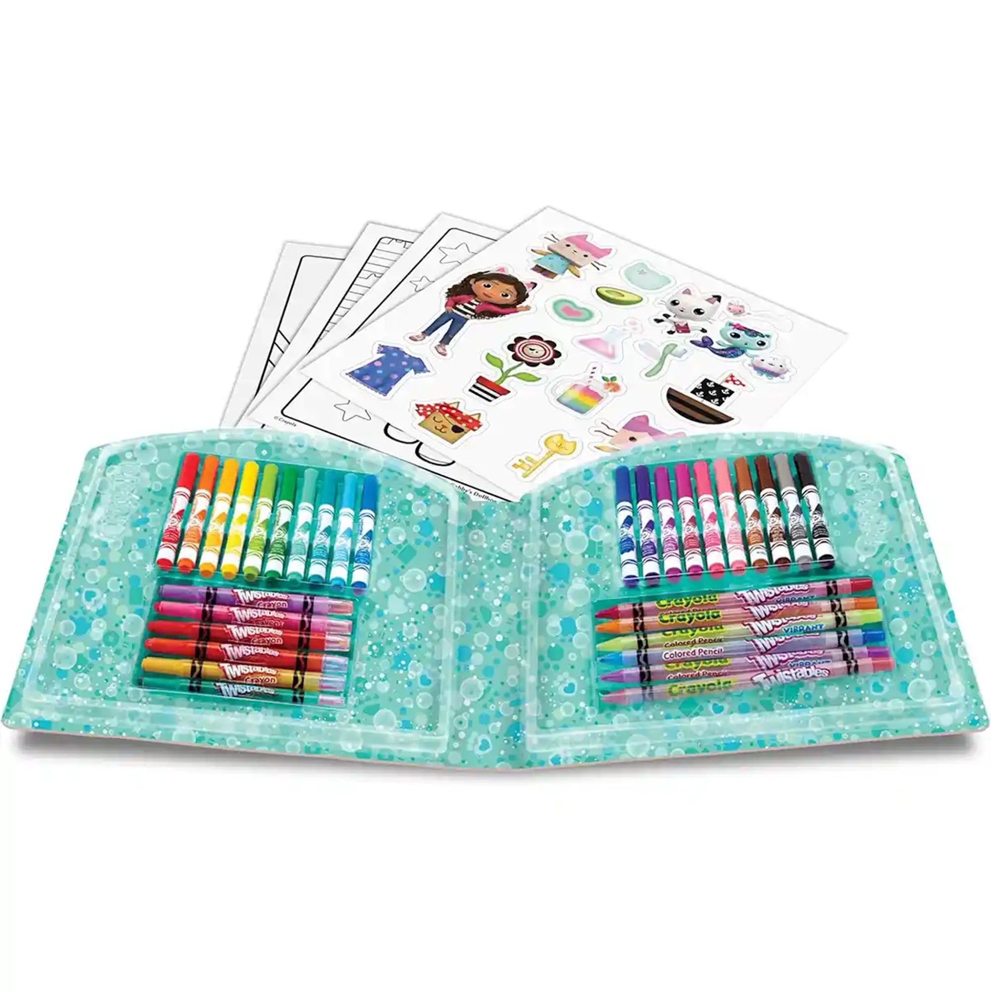 Coloring Case 40ct, Gabby's Dollhouse - Kiddy Zone