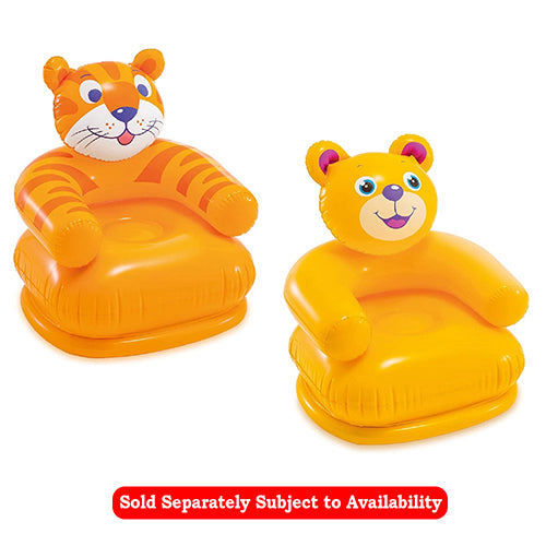 INTEX HAPPY ANIMAL CHAIR ASSORTMENT, AGES 3-8, 2 STYLES 42168556 - Kiddy Zone