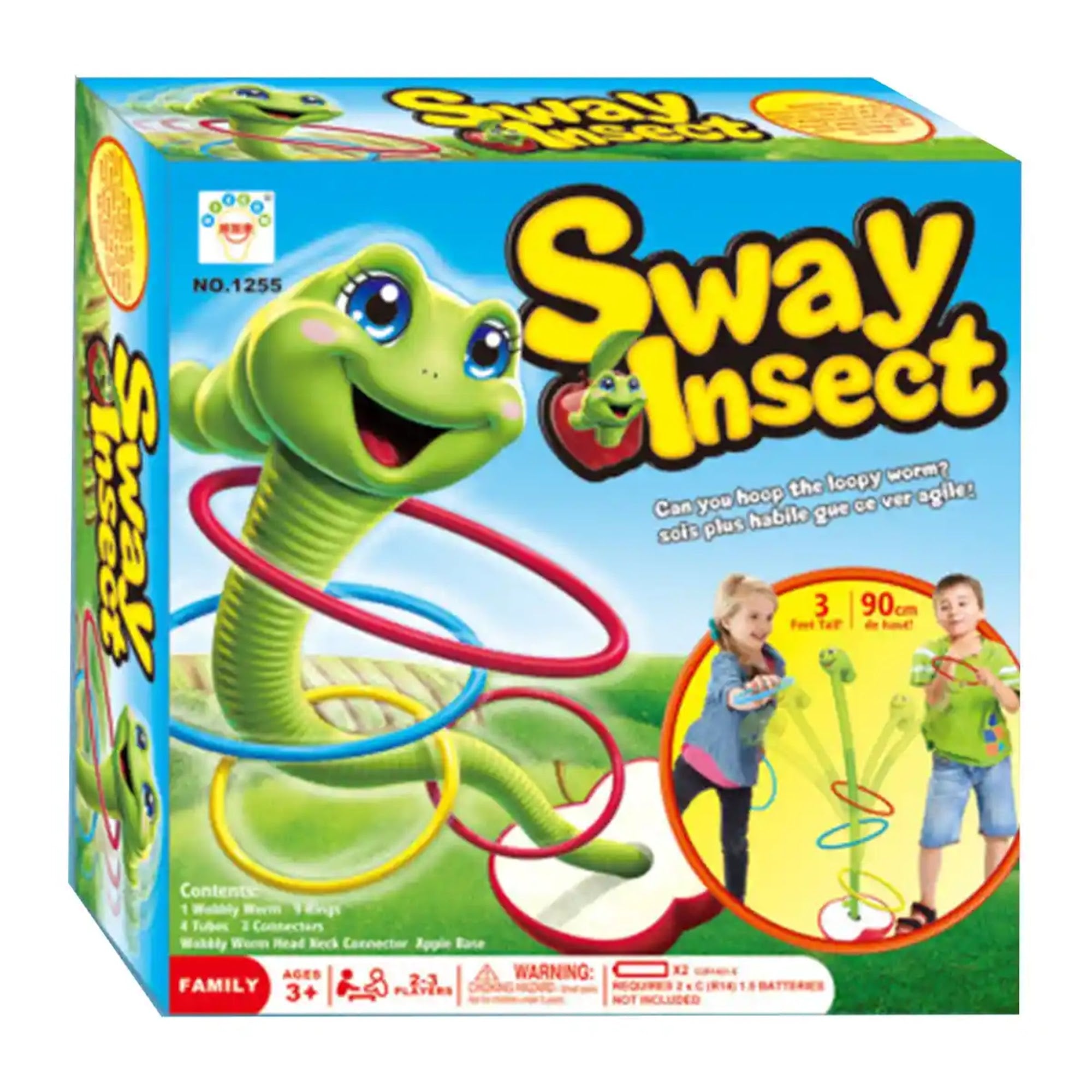 ELECTRIC SWAY INSECT HOOP RING TOSS GAME 3YRS+