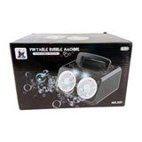 PORTABLE BUBBLE MACHINE WITH 40 HOLES - 3YRS+ - Kiddy Zone