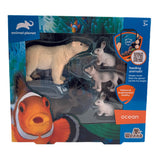 5 pcs polar animal in window box - Kiddy Zone