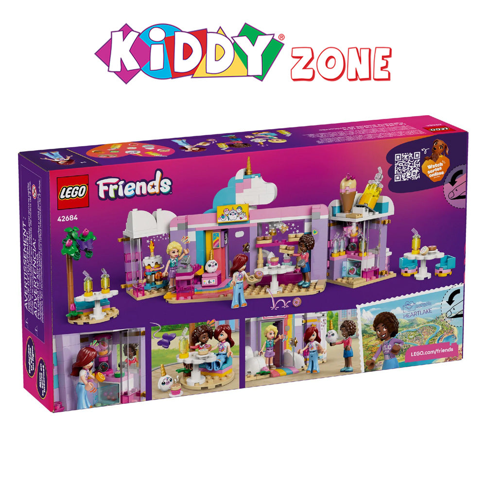 LEGOî Friends Unicorn Dream Café Pretend Play Toy Set 42684 - Kiddy Zone