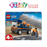 LEGOî City Motorcycle Transporter Toy and 2 Minifigures 60491 - Kiddy Zone