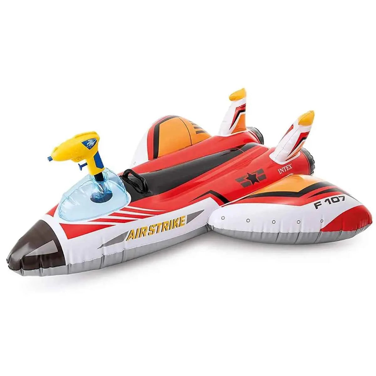 Intex Water Gun Plane Ride-On, 2 Colors, Ages 3+ - Kiddy Zone