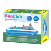 Giant Blue Rectangular Pool
